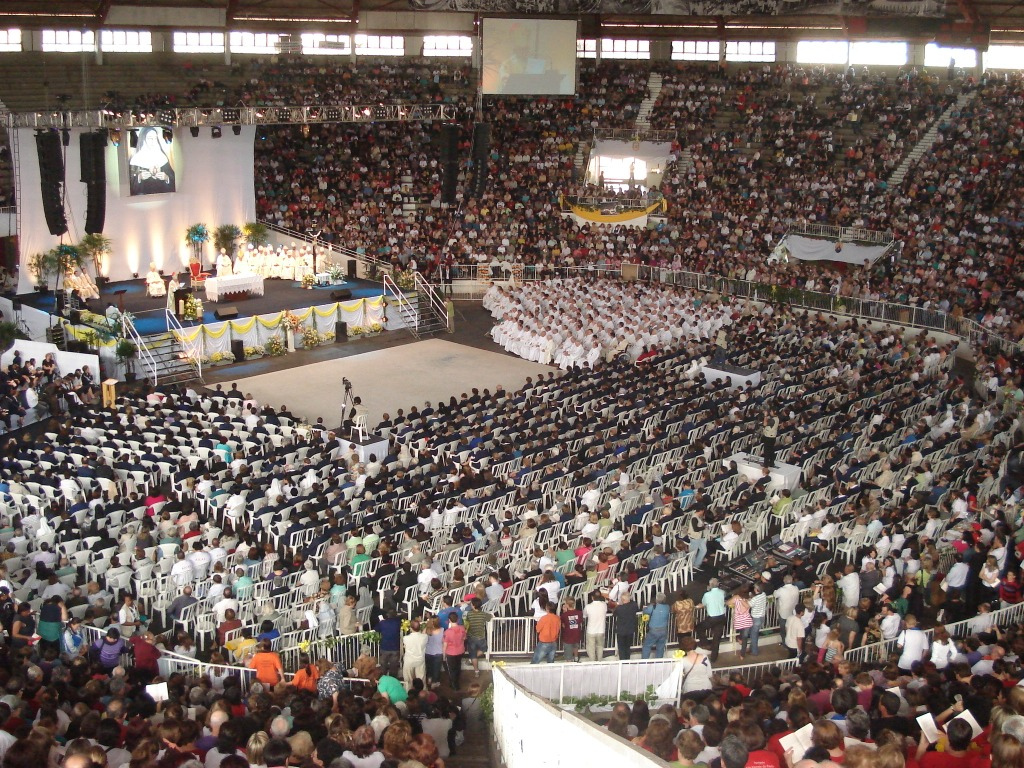 Celebração da beatificação de Bárbara Maix em Porto Alegre, em 2010